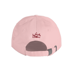 Pink Baby Queen cap with a red logo on the back