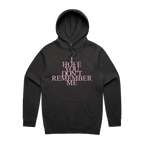 I Hope You Don't Remember Me | Black Album Hoodie