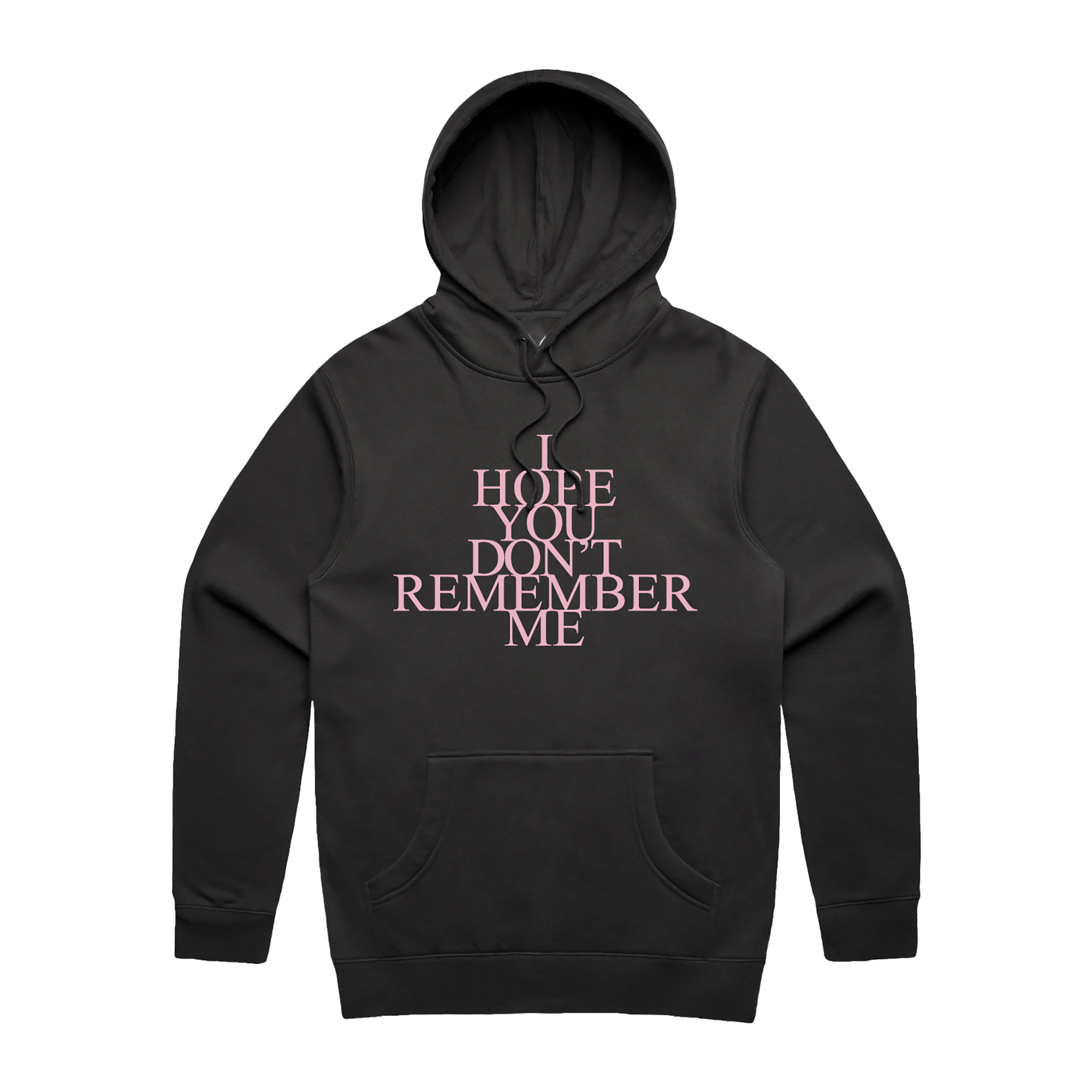I Hope You Don't Remember Me | Black Album Hoodie