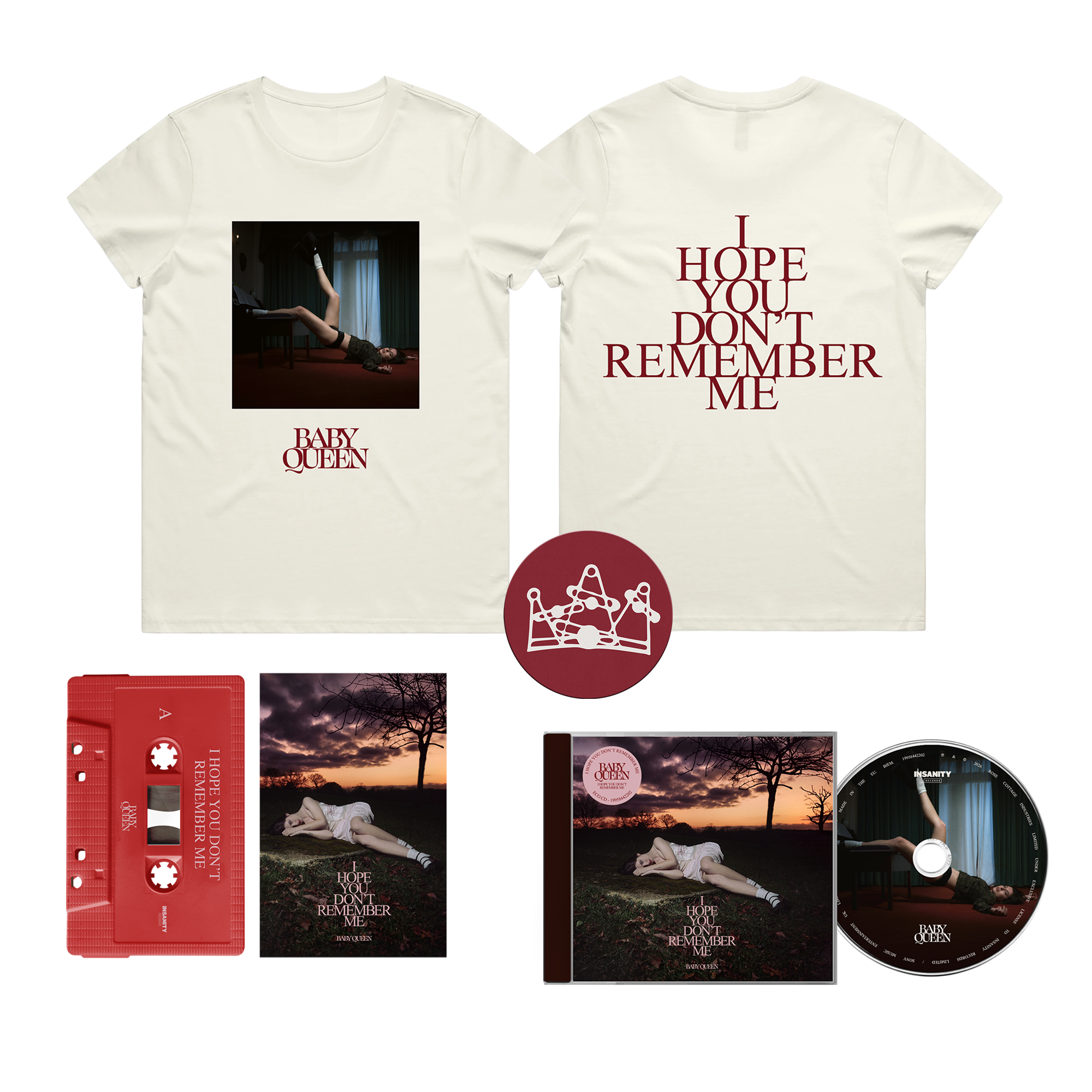 I Hope You Don't Remember Me | T-Shirt Bundle & Album Sticker