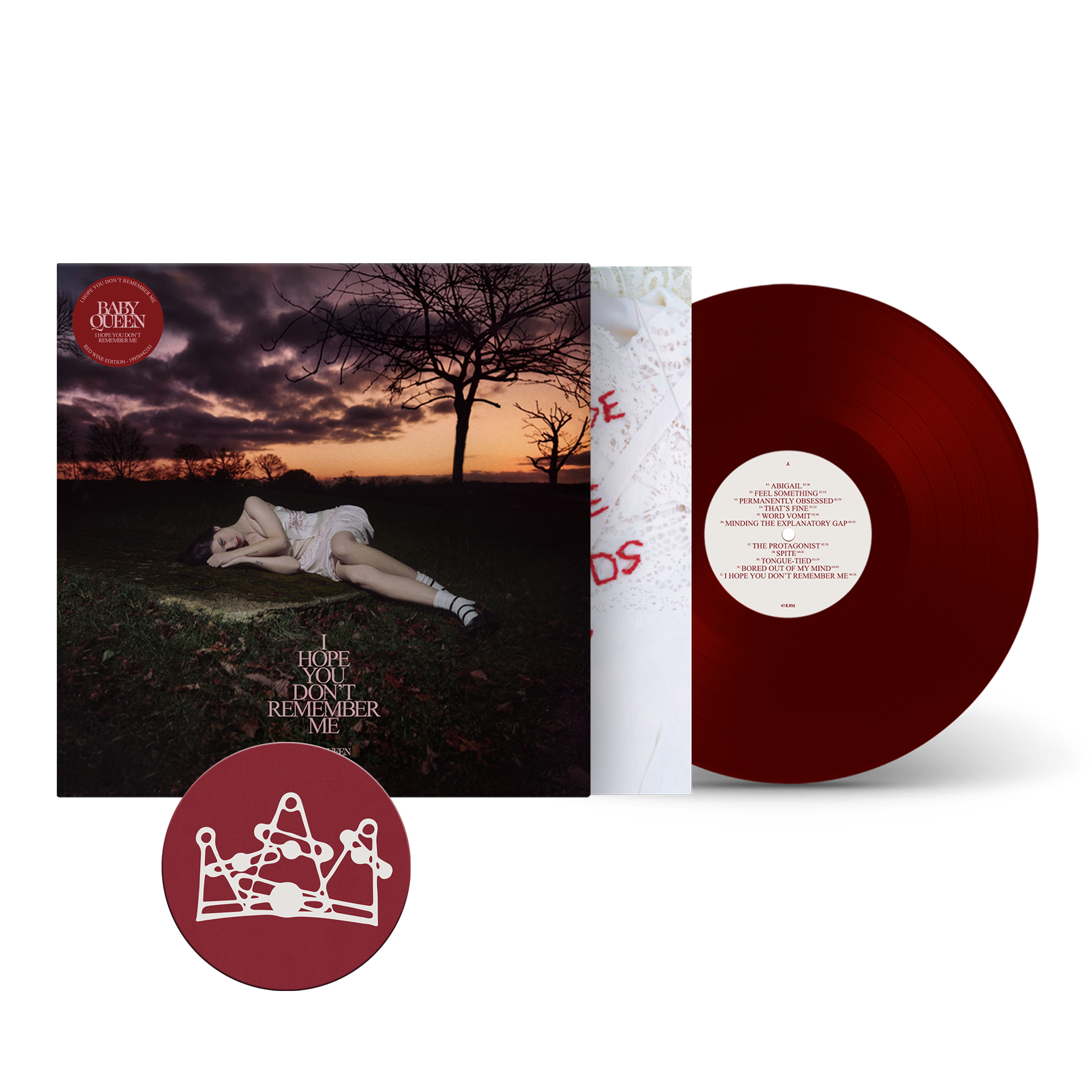 I Hope You Don't Remember Me | Store Exclusive Signed Red Wine Vinyl & Album Sticker